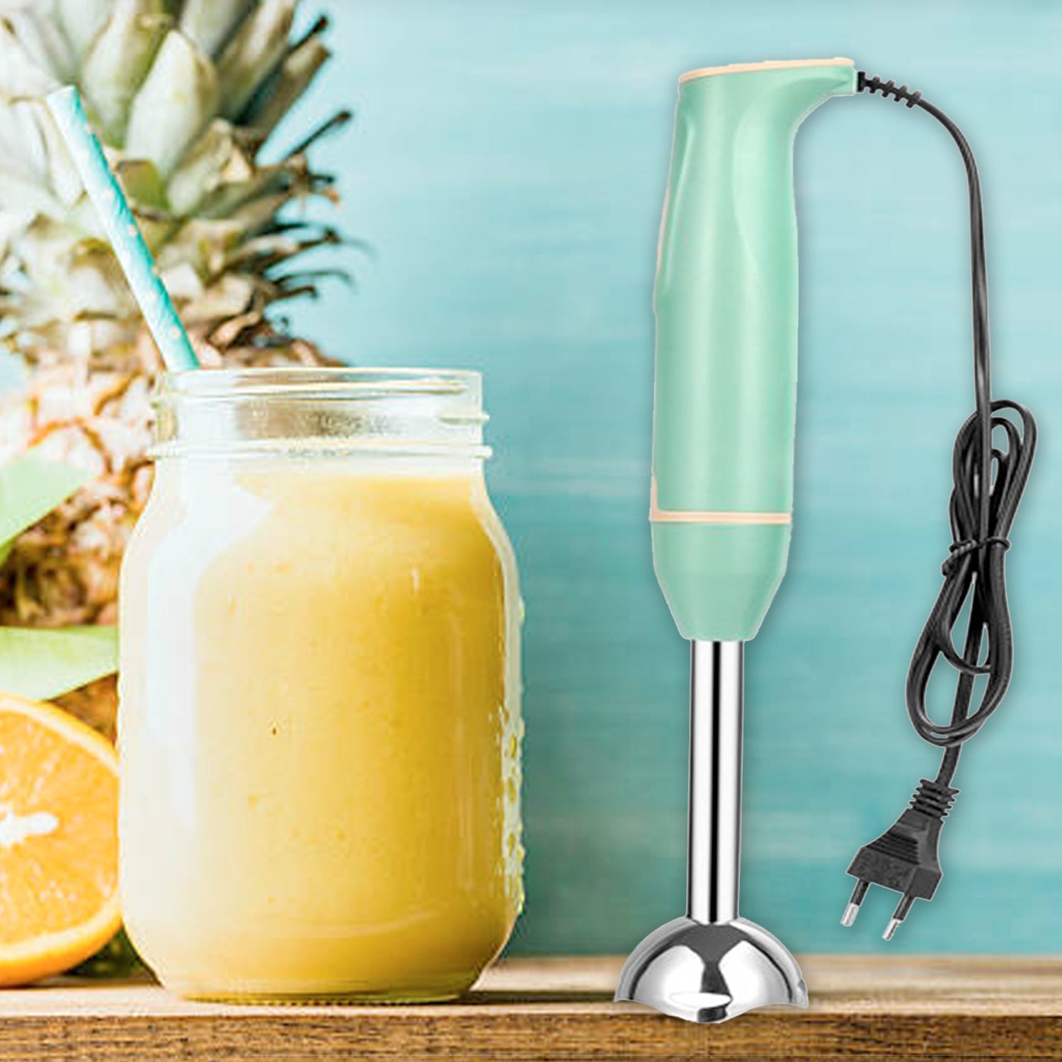7175 Hand Blender Multi-Purpose Hand Blender, 400W Handheld Blender High Speed Blender Stainless Steel Handheld Stick Blender For Smoothies, Puree Baby Food and Soups DeoDap 7175 Hand Blender Multi-Purpose Hand Blender, 400W Handheld Blender High Speed Blender Stainless Steel Handheld Stick Blender For Smoothies, Puree Baby Food and Soups DeoDap